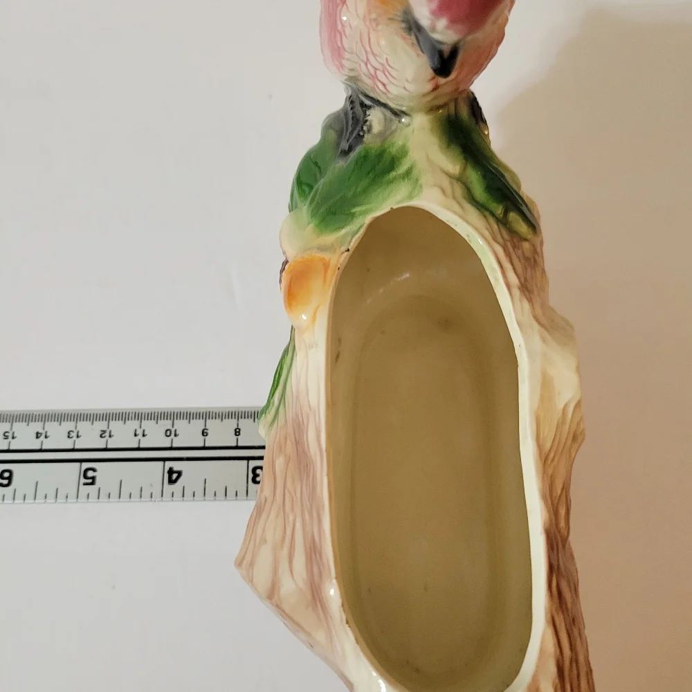 Vintage pink bird
